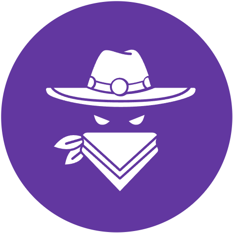 Rebel personality type symbol