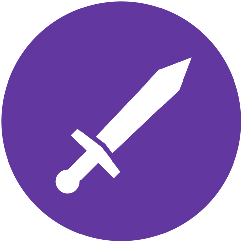 Warrior personality type symbol